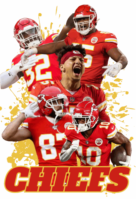 Chiefs sports heat transfers