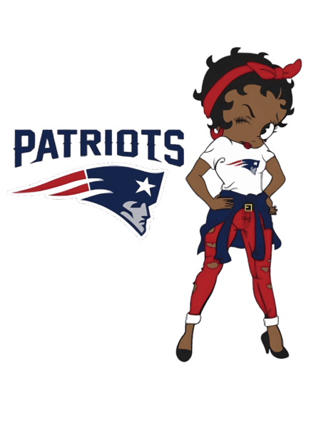 Patriot Betty melanin girl sports heat transfers