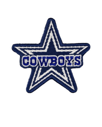 cowboys star iron on patch