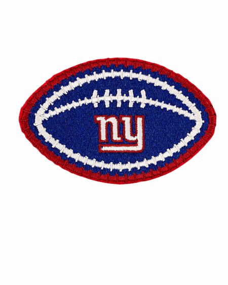 NY Football iron on patch