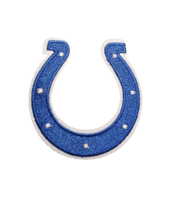 Indianapolis Colts logo NFL embroidery design