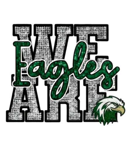 We eagles are sports heat transfers
