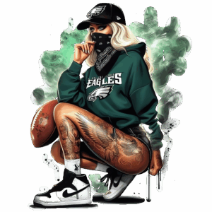 Eagles sports heat transfers 62