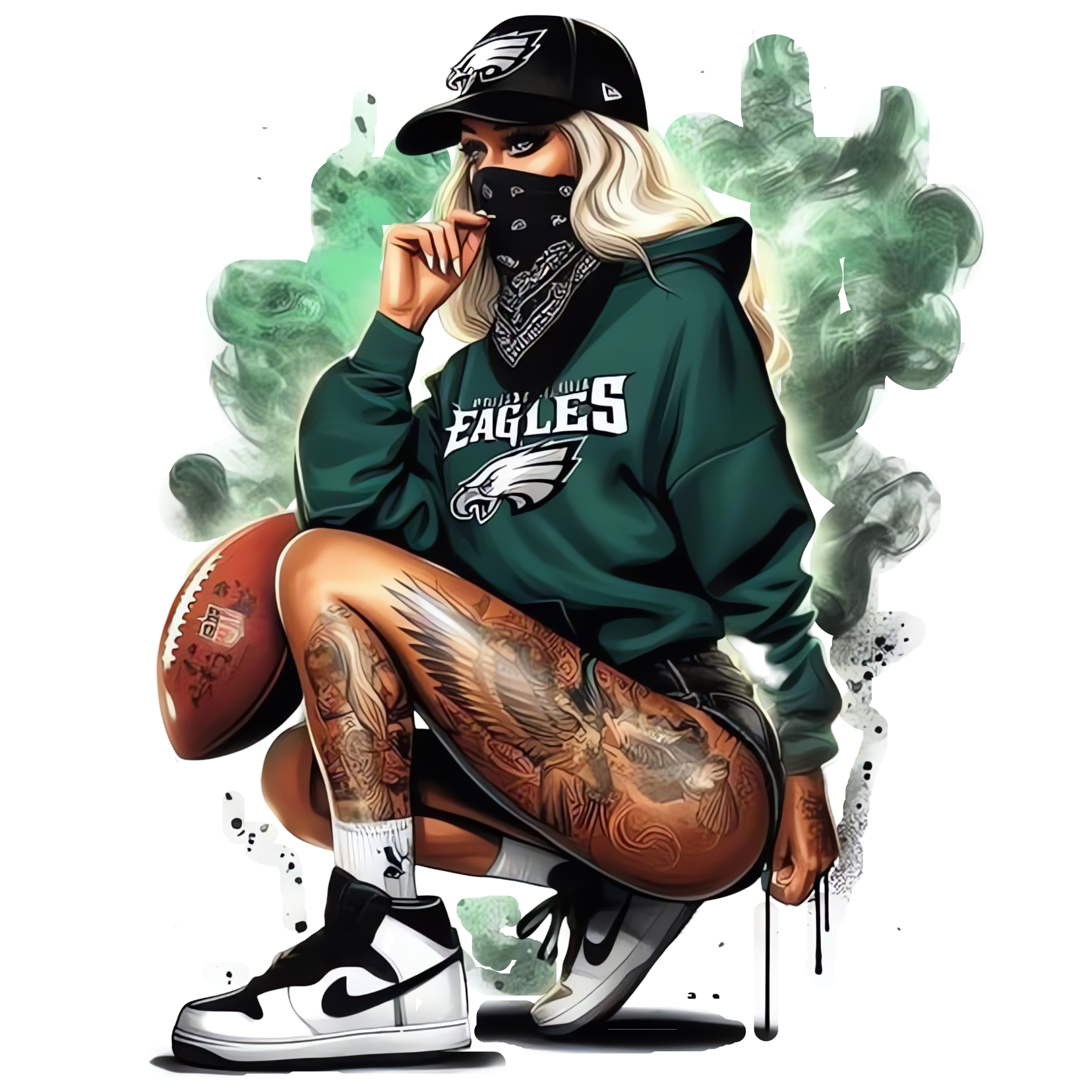 Eagles sports heat transfers 62