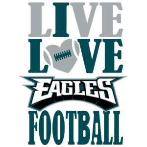 Eagles sports heat transfers