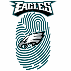 Eagles sports heat transfers