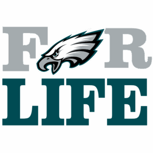 Eagles sports heat transfers