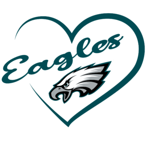 Eagles sports heat transfers