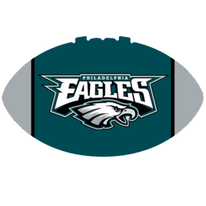 Eagles sports heat transfers