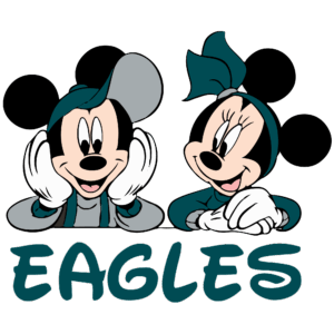 Eagles sports heat transfers