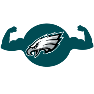 Eagles sports heat transfers