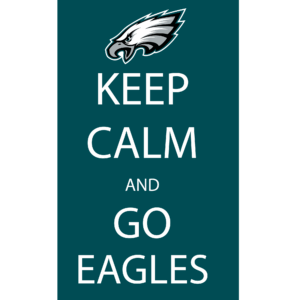 Eagles sports heat transfers