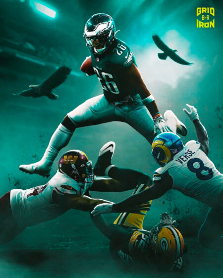 Eagles sports heat transfers