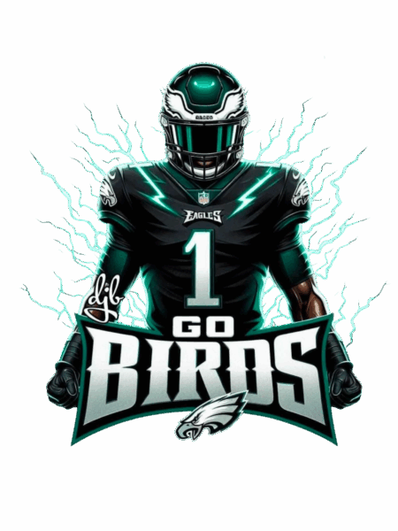 Eagles sports heat transfers 67