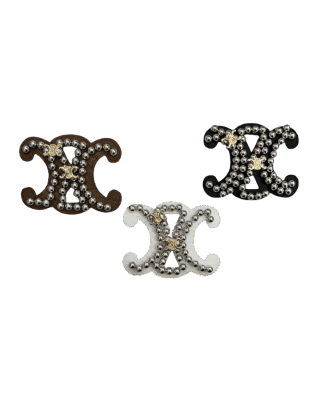 Small beaded pearl embroidery patches 2