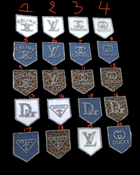 New style rhinestone patches