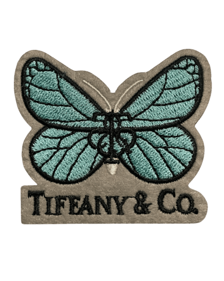 Butterfly Tif iron on embroidery patches