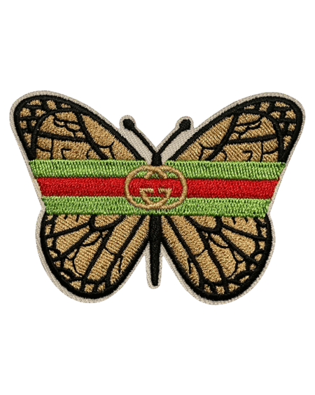 Butterfly iron on embroidery patches