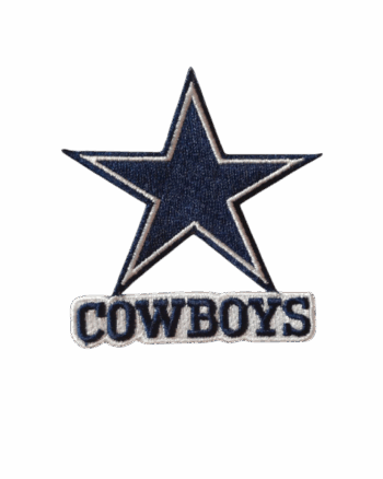 Dallas cowboy NFL logo embroidery patch