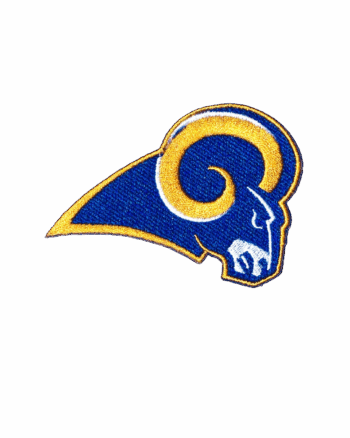 St. Louis Rams logo NFL embroidery design