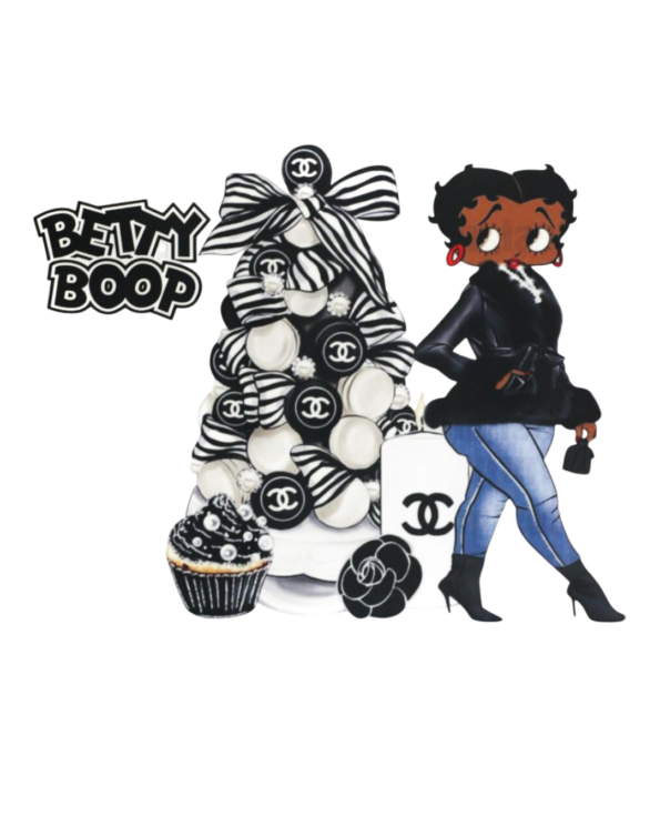 Black fashion melanin girl iron heat transfers