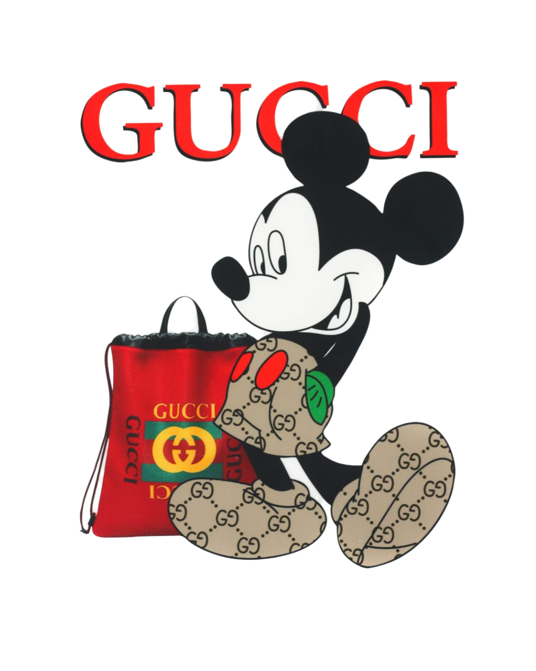 Large cartoon iron on heat transfer