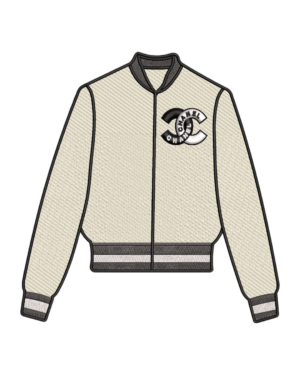 jacket C iron on patch