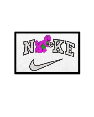 Barnie iron on patches