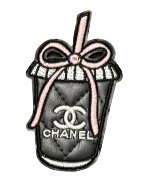 C cup Glossy leatherette iron on patches