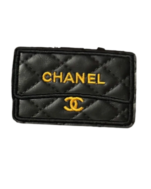C purse Glossy leatherette iron on patches