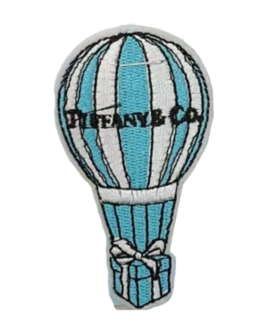 Tiff balloon iron on patches