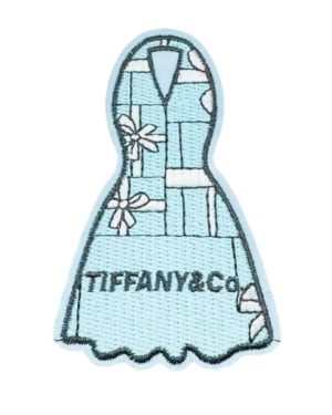 T dress iron on patches