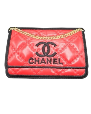 Bag Glossy leatherette iron on patches