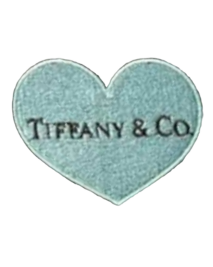 Tiff heart iron on patches